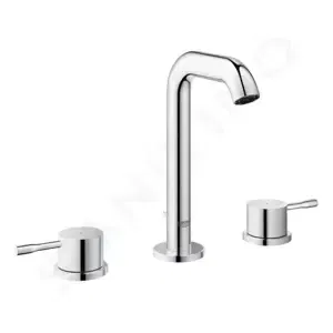 Grohe Essence - Trojotvorová umývadlová batéria M, chróm - 20296001