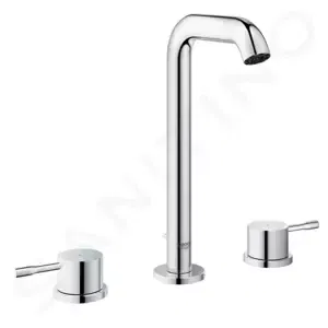 Grohe Essence - Trojotvorová umývadlová batéria L, chróm - 20299001