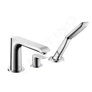 Hansgrohe Metris New - Batéria na okraj vane, 3-otvorová inštalácia, chróm - 31190000