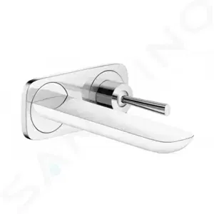 Hansgrohe PuraVida - Páková umývadlová batéria pod omietku, biela/chróm - 15084400